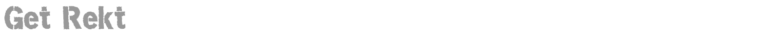 Get Rekt font preview